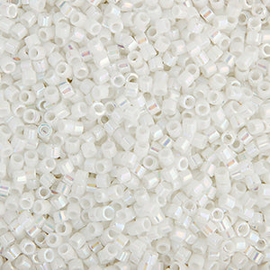 Miyuki Delica 11/0 Crystals/Whites/Silvers