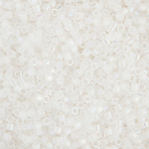 Miyuki Delica 11/0 Crystals/Whites/Silvers