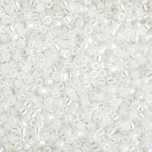 Miyuki Delica 11/0 Crystals/Whites/Silvers