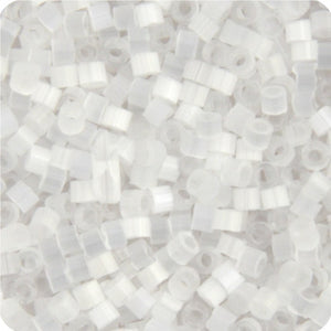 Miyuki Delica 11/0 Crystals/Whites/Silvers