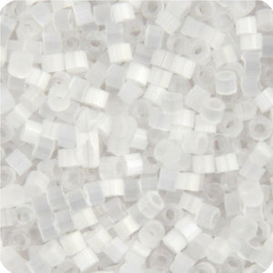Miyuki Delica 11/0 Crystals/Whites/Silvers