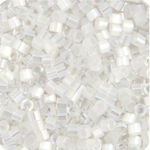 Miyuki Delica 11/0 Crystals/Whites/Silvers