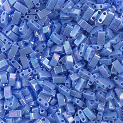 MIYUKI TILA HALF CUT 2-HOLE OP LAPIS BLUE AB 0483