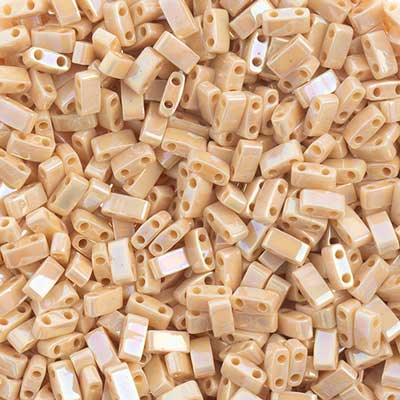 MIYUKI TILA HALF CUT 2-HOLE OP PAPAYA WHIP AB 0488