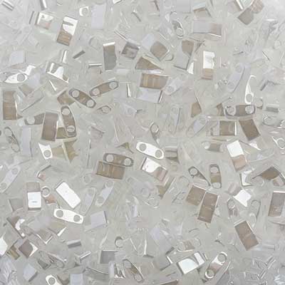 MIYUKI TILA HALF CUT 2-HOLE OP WHITE LUSTER 0511
