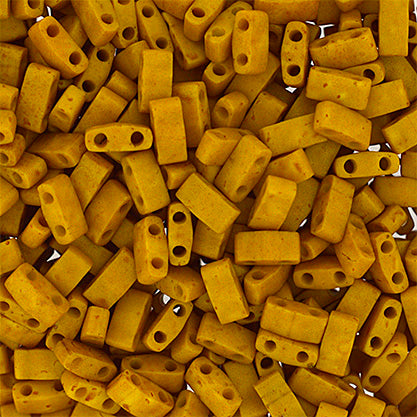MIYUKI TILA HALF CUT 2-HOLE OP GOLD MATTE 2312