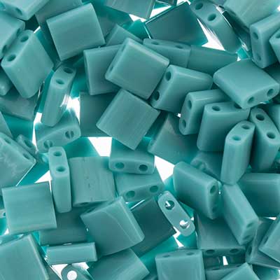 MIYUKI TILA 2-HOLE OP TURQUOISE LUSTER 0412