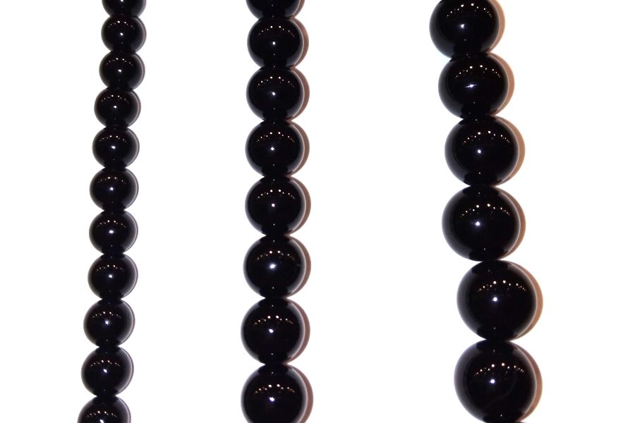 Agate Black Round
