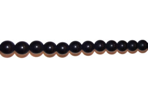 Agate Black Matte Round