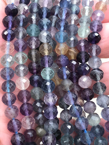 FLUORITE FACETED 6MM