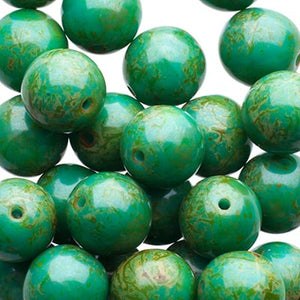Czech Druk OP Turquoise Travertine