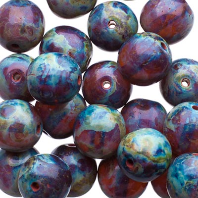 Czech Druk Tr Amethyst Travertine