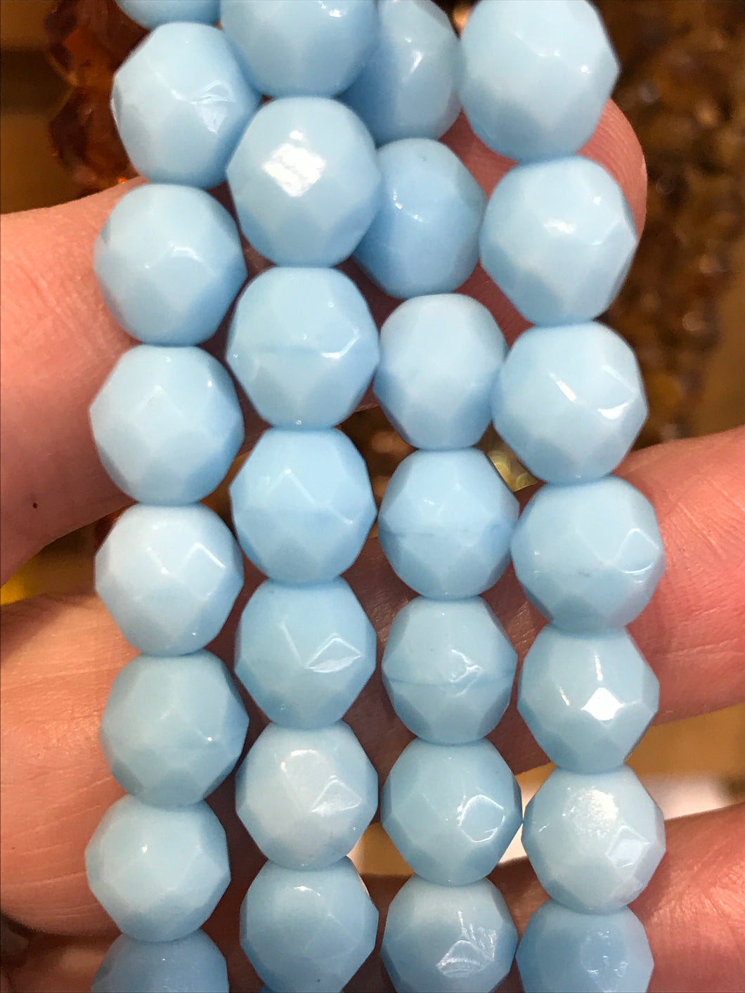 CZECH FIRE POLISHED CRYSTAL 8MM