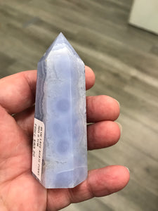 BLUE LACE AGATE POINT