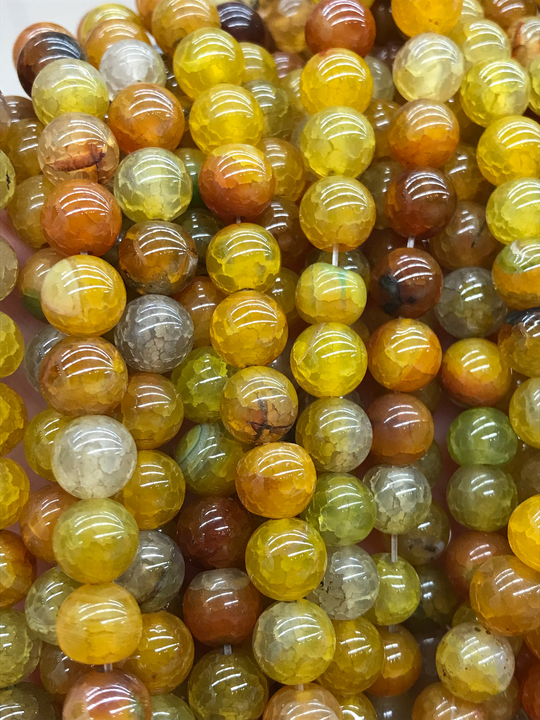 DRAGON VEINS AGATE 8MM
