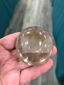 SMOKY QUARTZ GALLET/PALM STONE