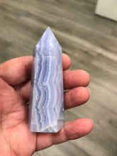 Load image into Gallery viewer, BLUE LACE AGATE POINT
