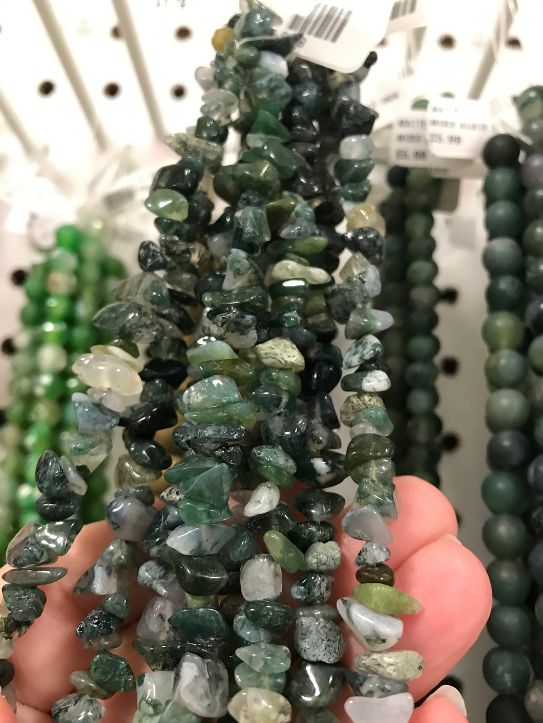 MOSS AGATE CHIPS