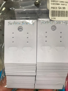 DISPLAY CARD EARRING