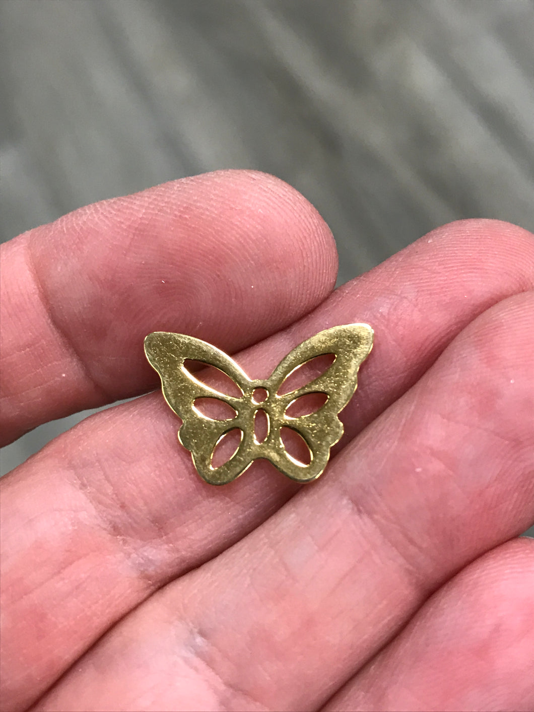 304 STAINLESS CHARM BUTTERFLY