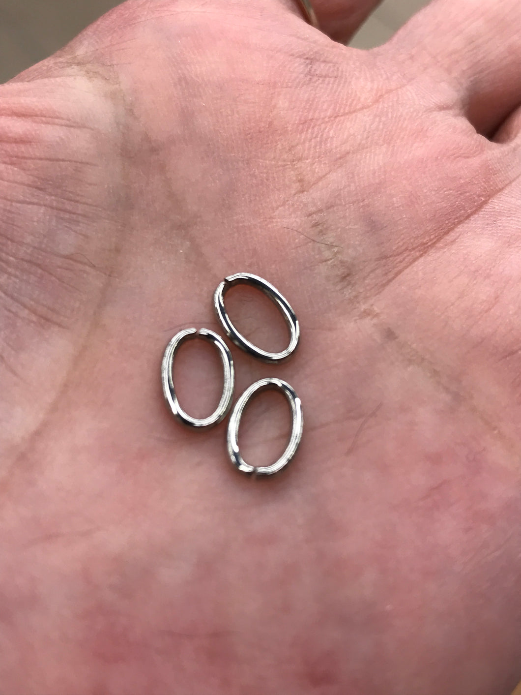 304 STAINLESS OVAL JUMP RINGS