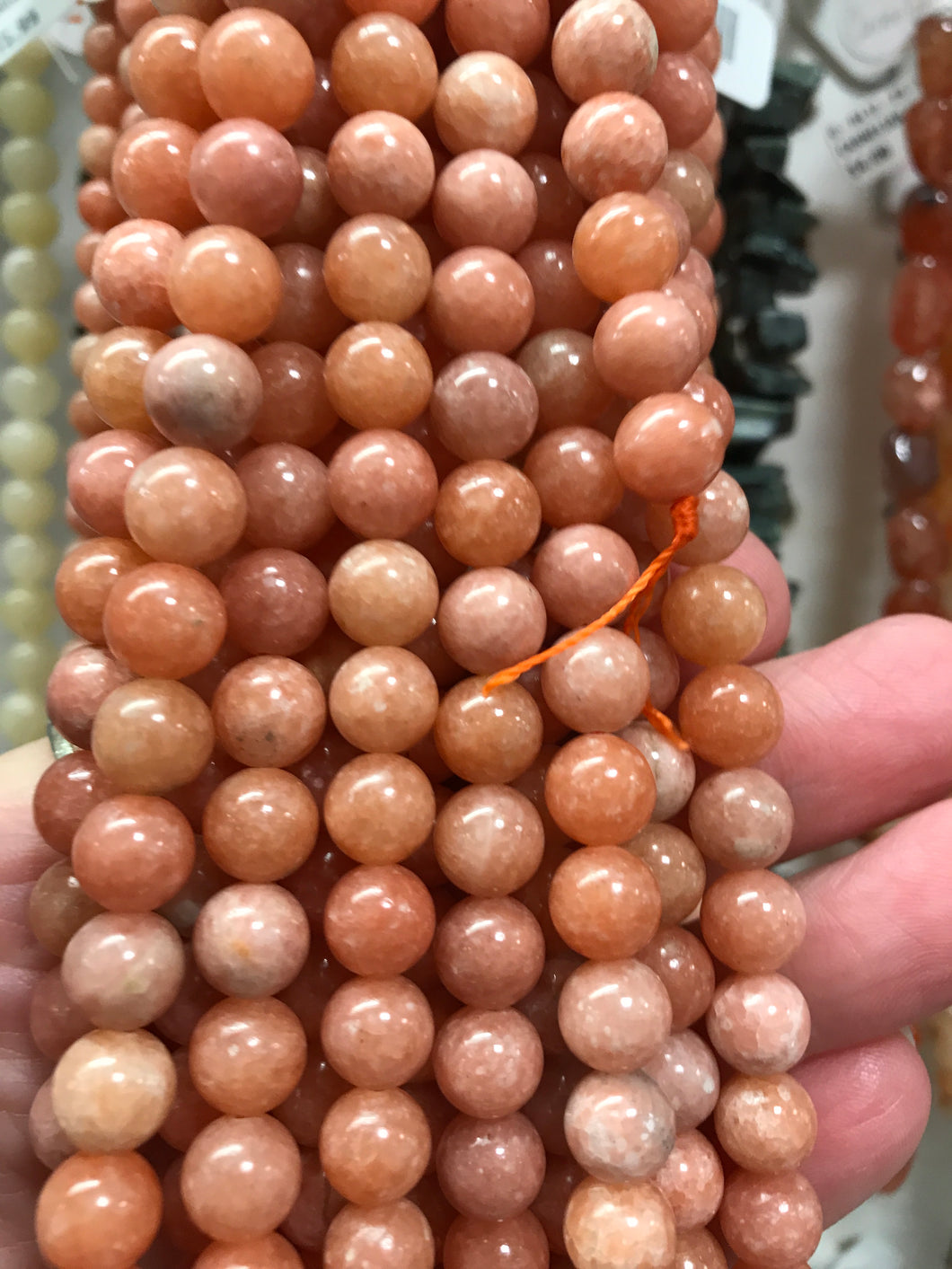 ORANGE CALCITE 8MM