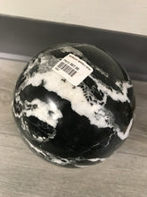 Load image into Gallery viewer, MIDNIGHT MARBLE SPHERE
