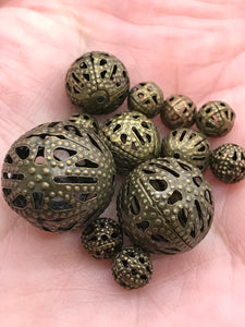 IRON FILIGREE BEADS