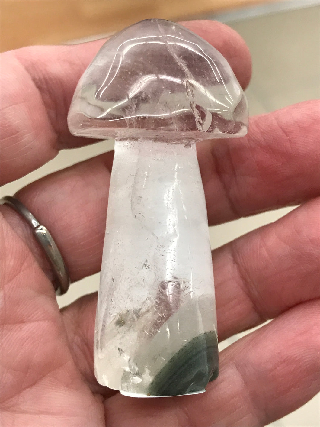 CLEAR QUARTZ MUSHROOM