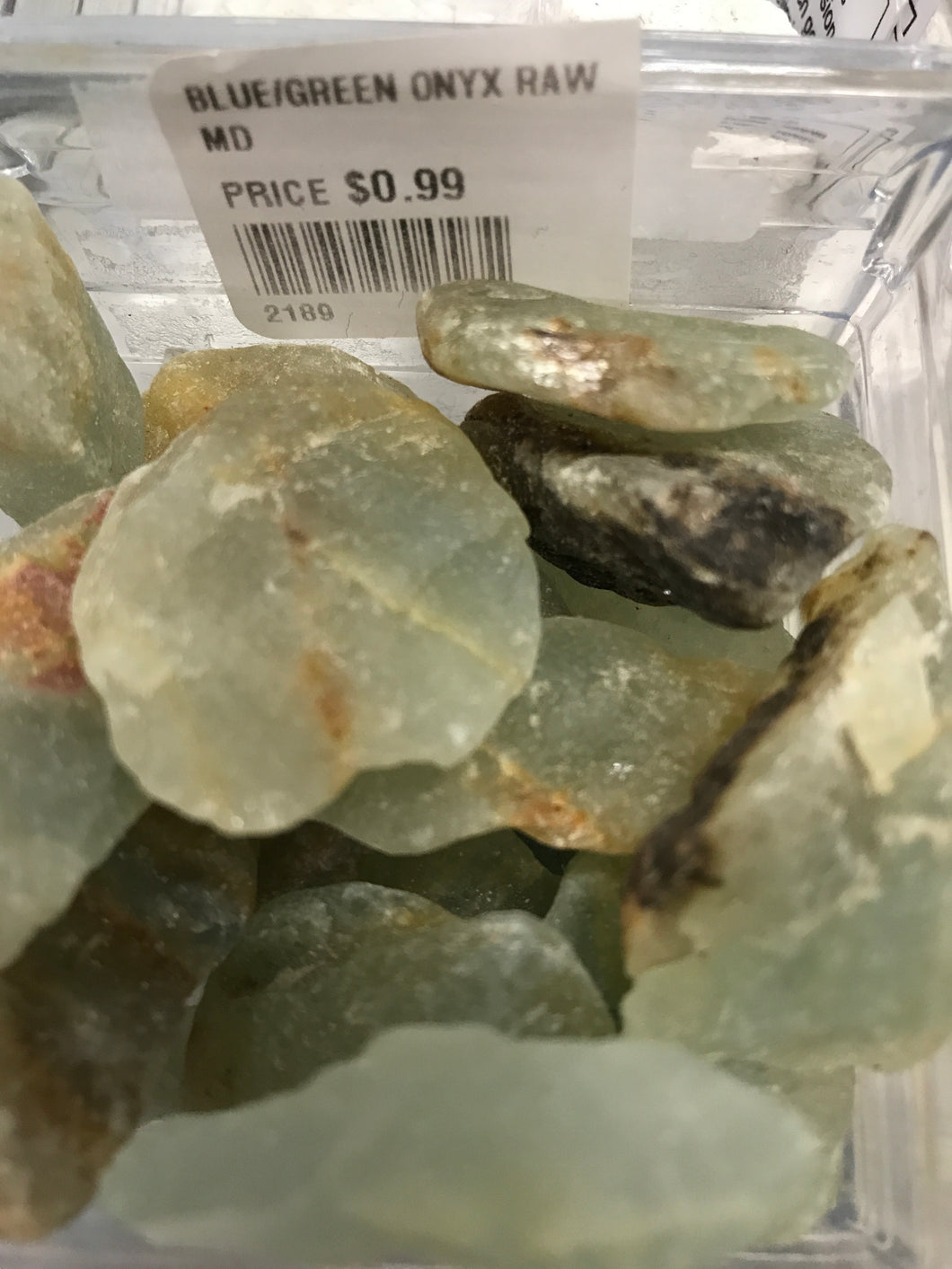 BLUE/GREEN ONYX RAW MD