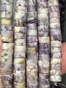 LEPIDOLITE HEISHI 6X3MM
