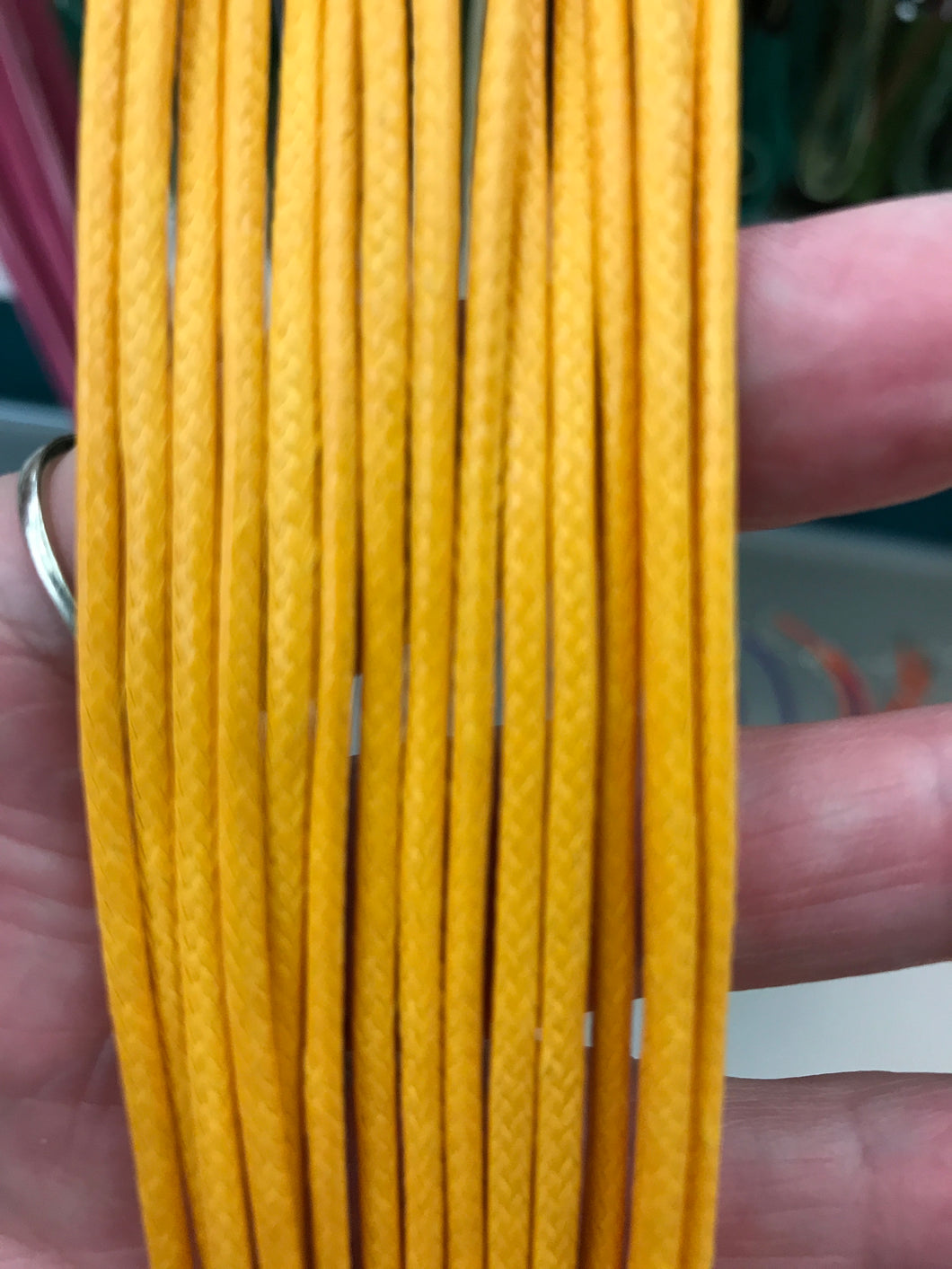 IMITATION LEATHER CORD NECKLACE
