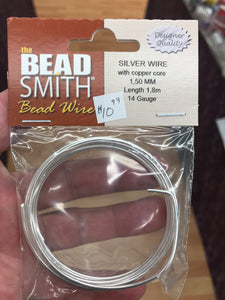 BWG WIRE SILVER 14GA