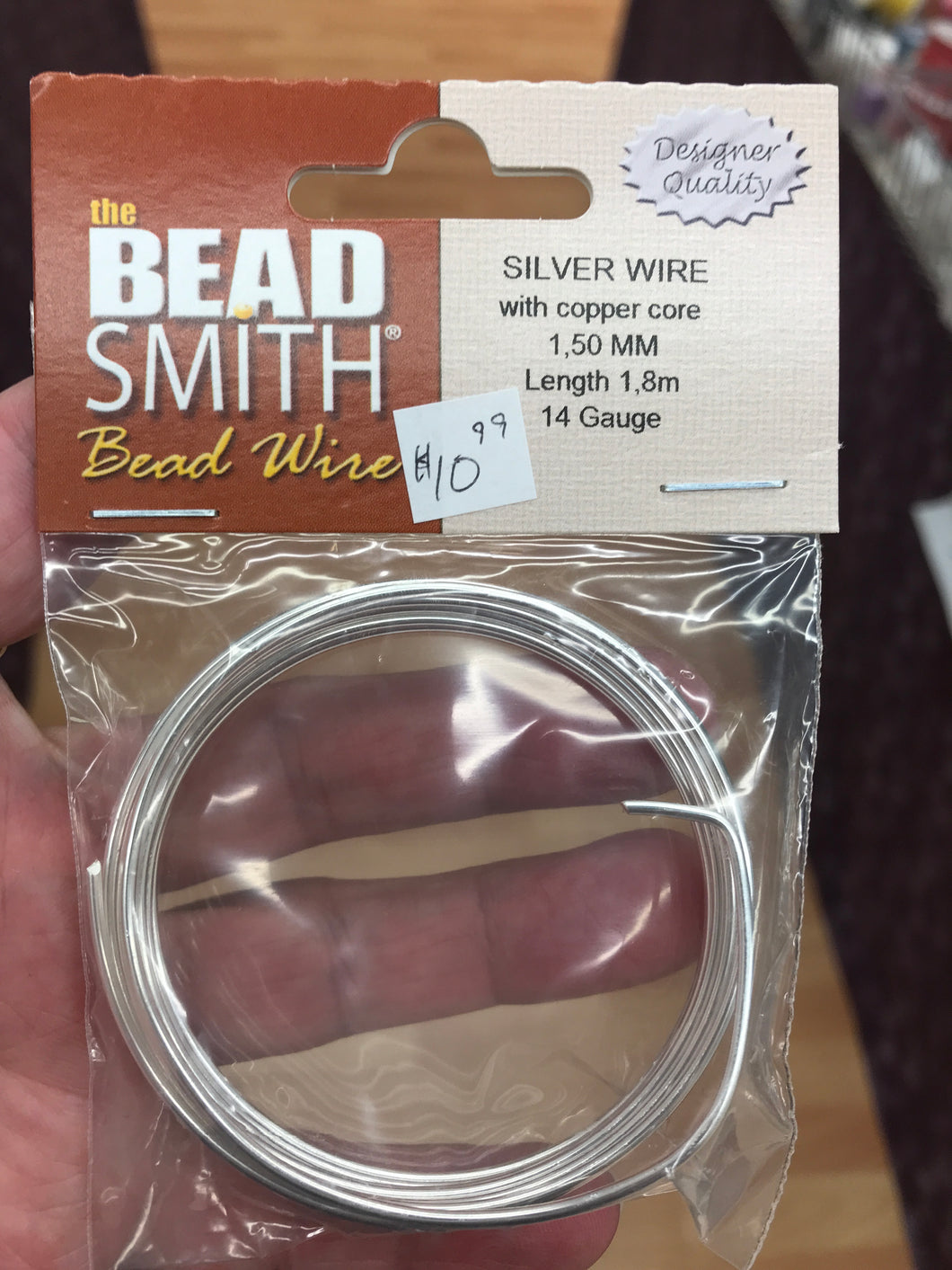 BWG WIRE SILVER 14GA