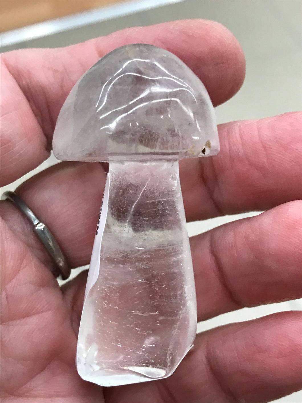 CLEAR QUARTZ MUSHROOM