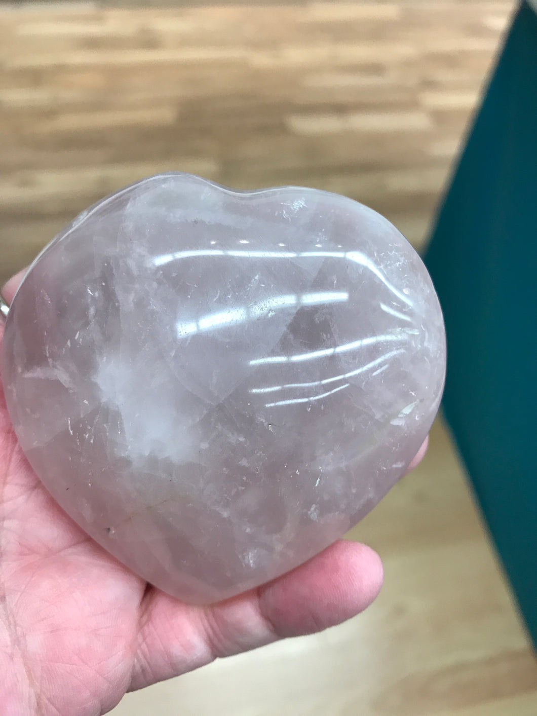 ROSE QUARTZ HEART