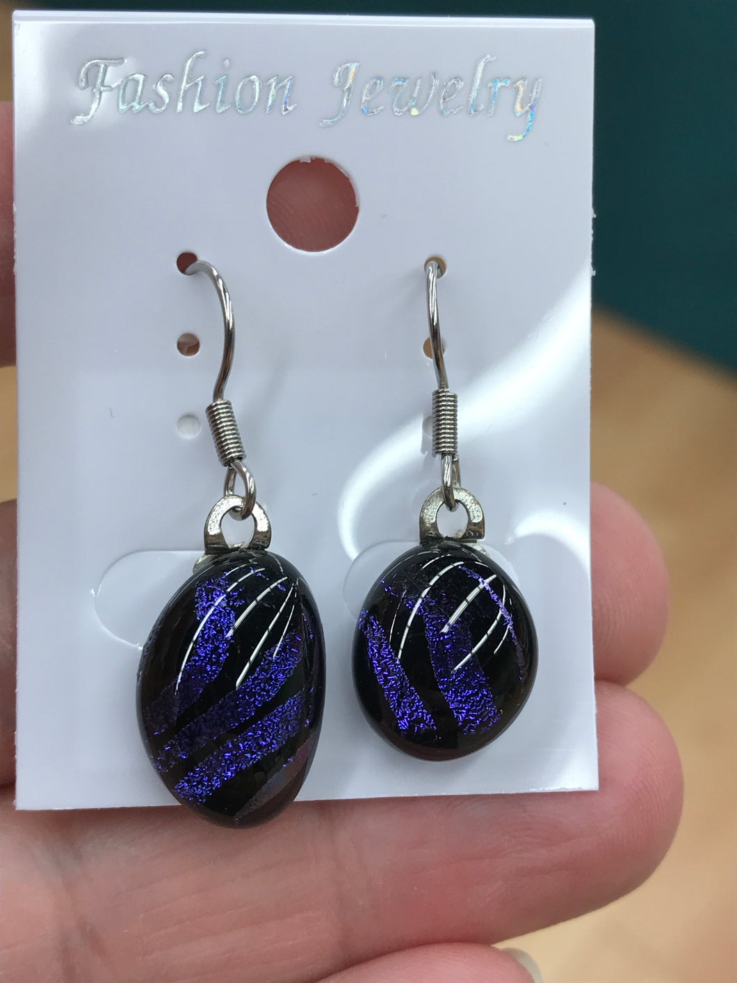 DICHROIC GLASS EARRINGS