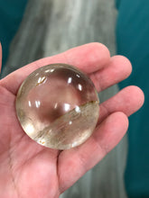 Load image into Gallery viewer, OPTIC SMOKY QUARTZ GALLET/PALM STONE

