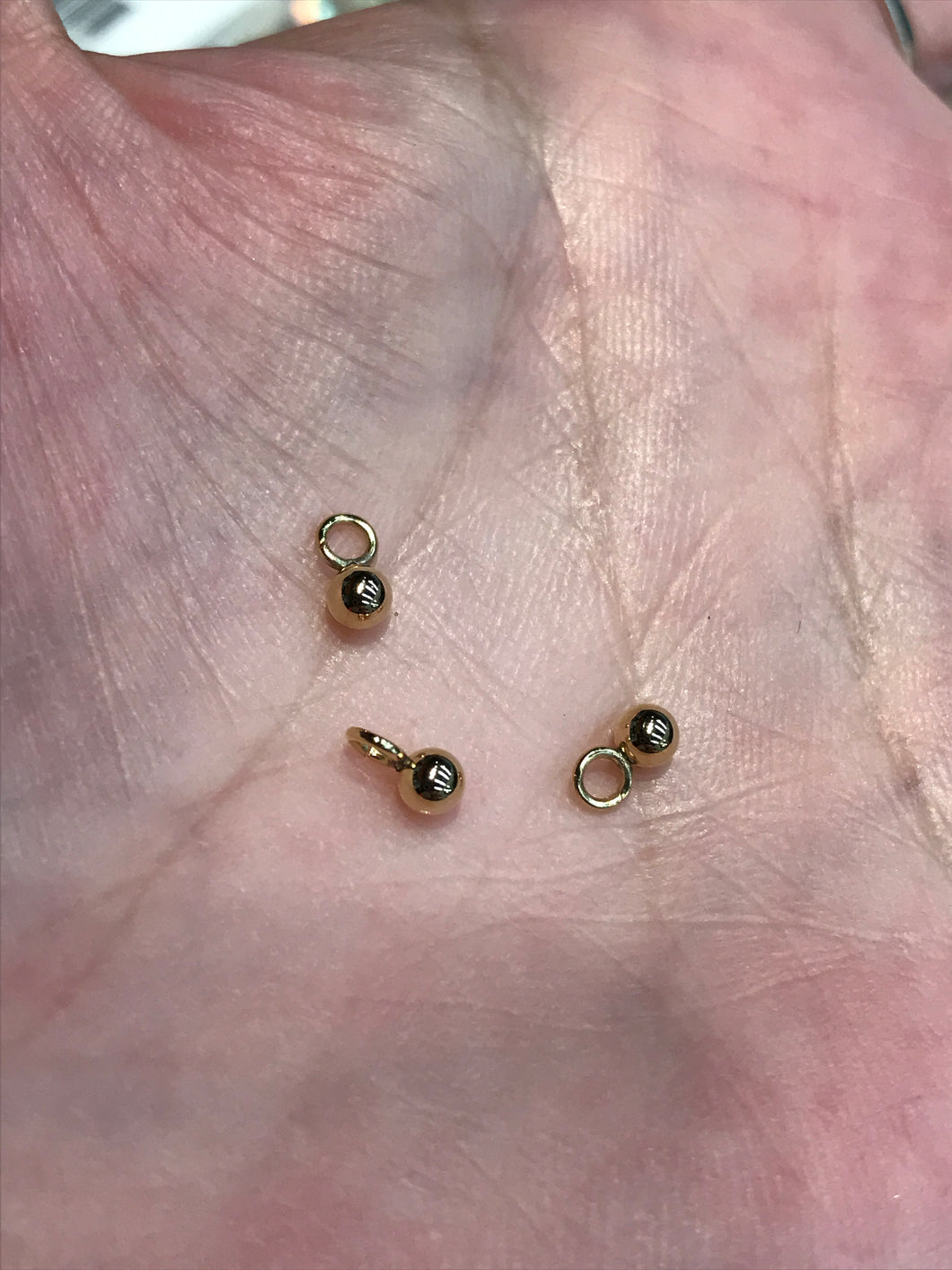 304 STAINLESS SPHERE CHARMS