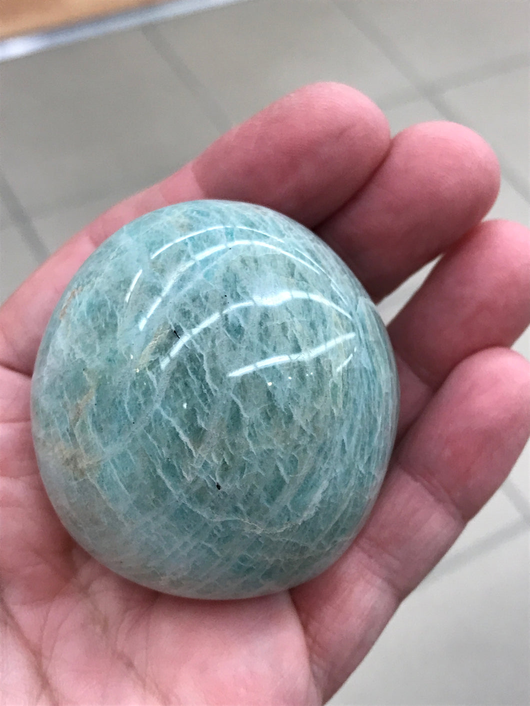 AMAZONITE PALM STONE
