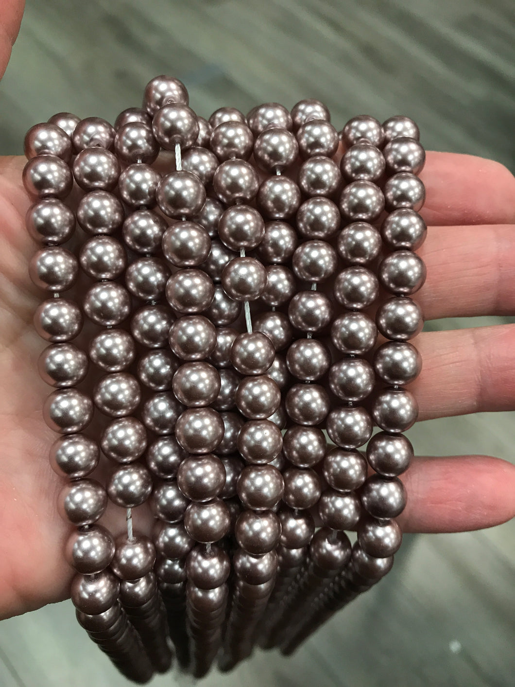 GLASS PEARL 8MM