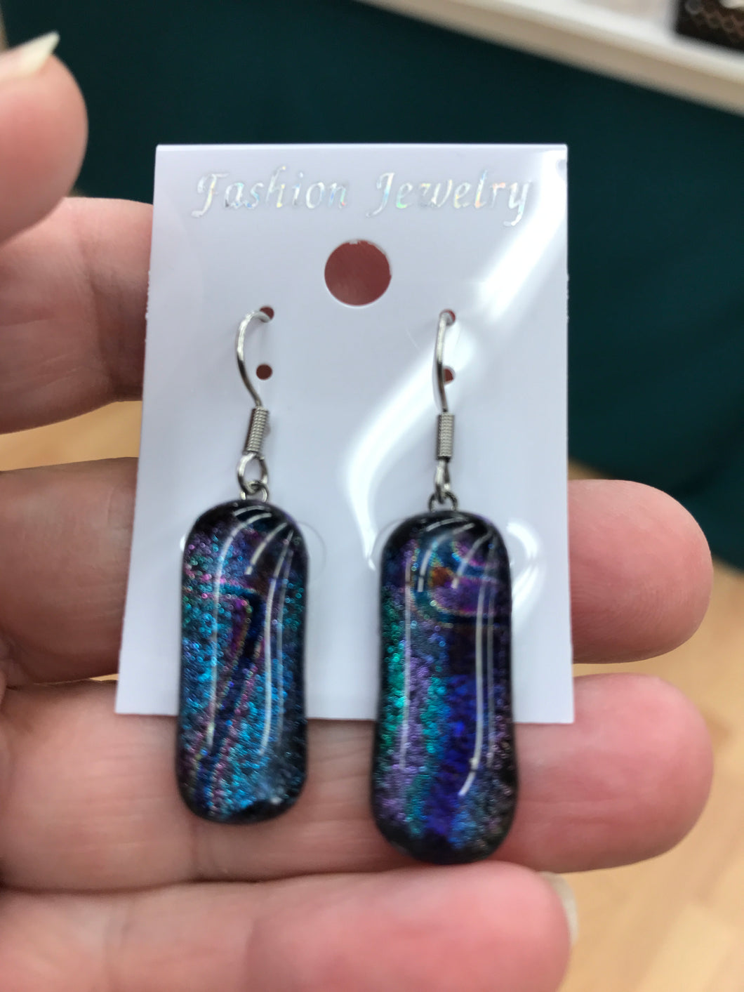 DICHROIC GLASS EARRINGS