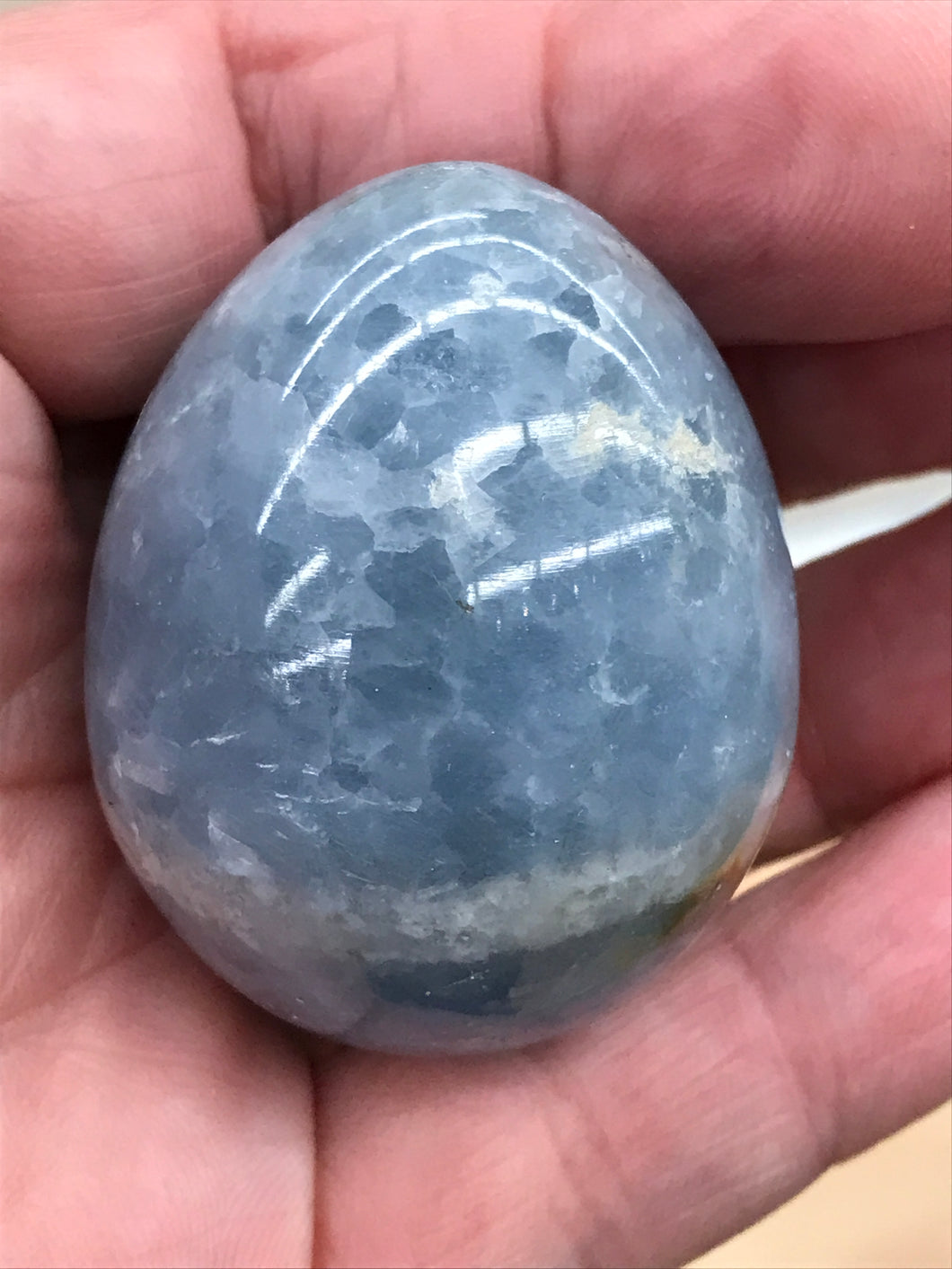 BLUE CALCITE EGG