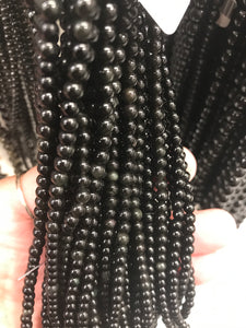 Obsidian Black Round