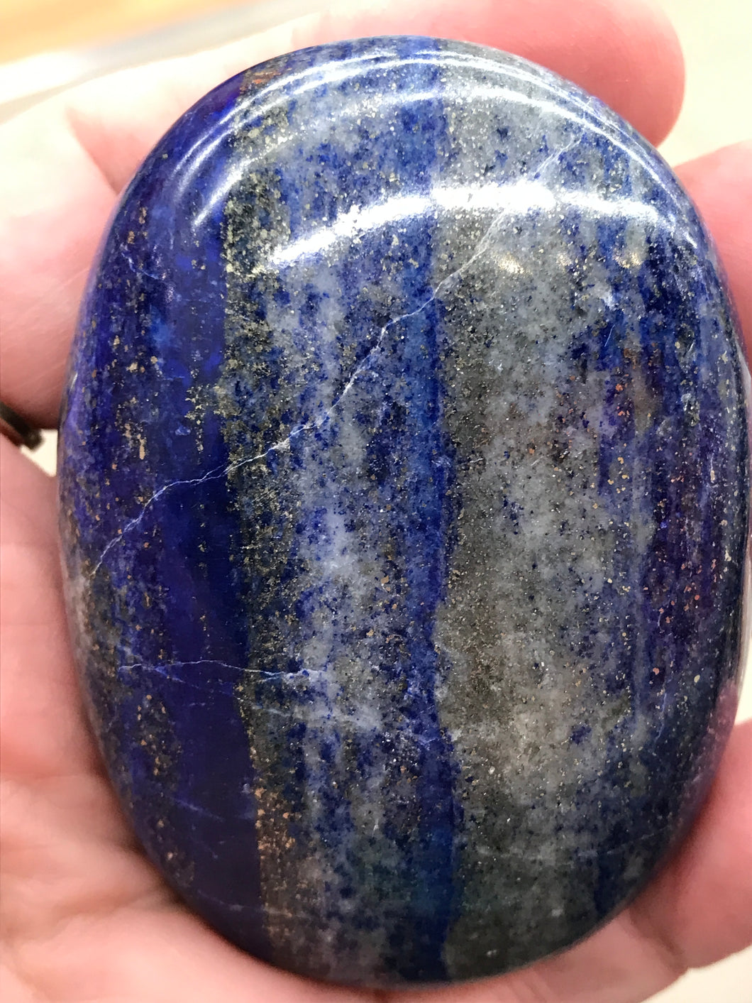 LAPIS LAZULI PALM STONE