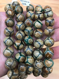 AGATE DZI BEAD 12MM
