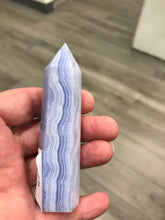 Load image into Gallery viewer, BLUE LACE AGATE POINT
