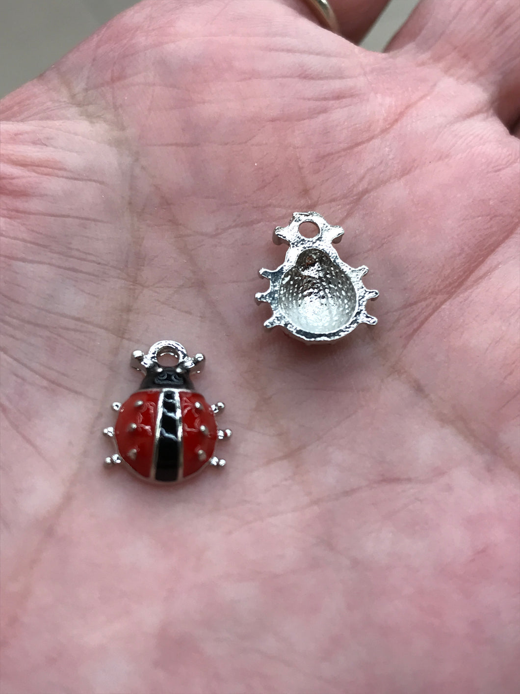 ENAMEL CHARM LADYBUG