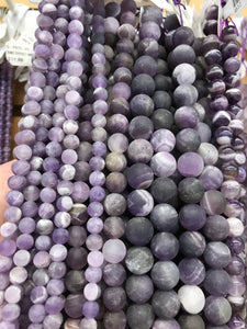 Amethyst Matte Round