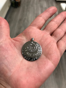 BRASS COMPASS PENDANT